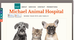 Desktop Screenshot of michaelanimalhospital.com